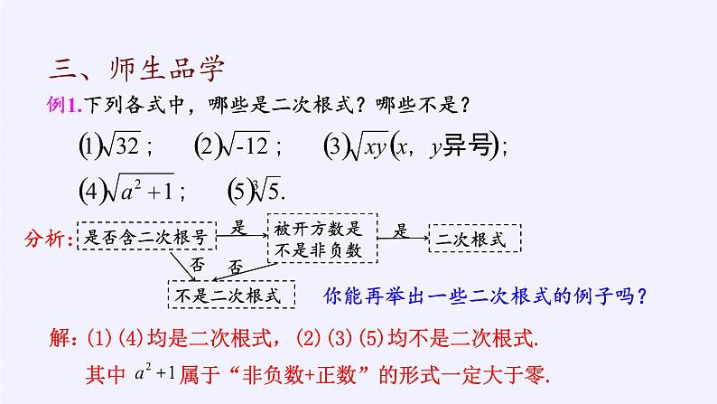 江苏科学技术出版社初中数学八年级下册 12.1 二次根式  课件第6页