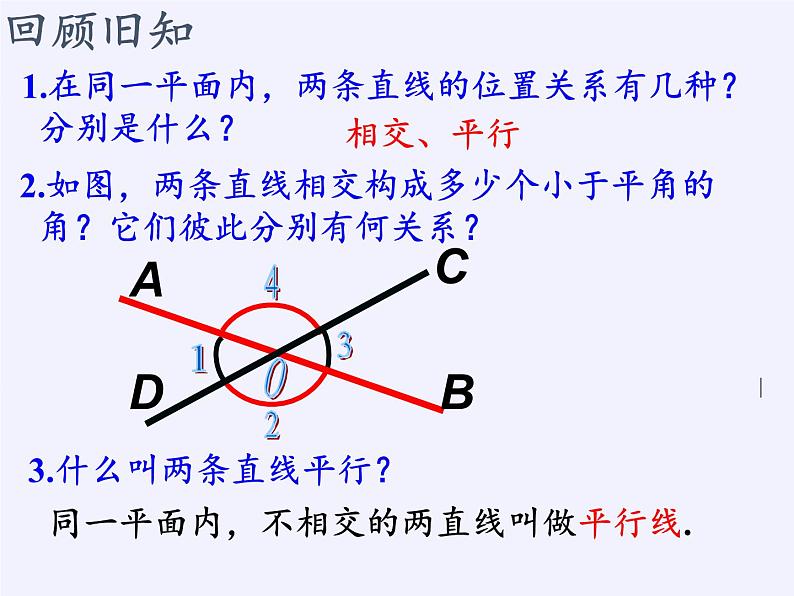 江苏科学技术出版社初中数学七年级下册 7.1 探索直线平行的条件  课件1第3页