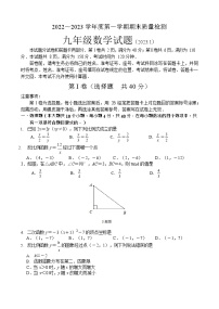 山东省济南市槐荫区2022-2023学年九年级上学期数学期末试题