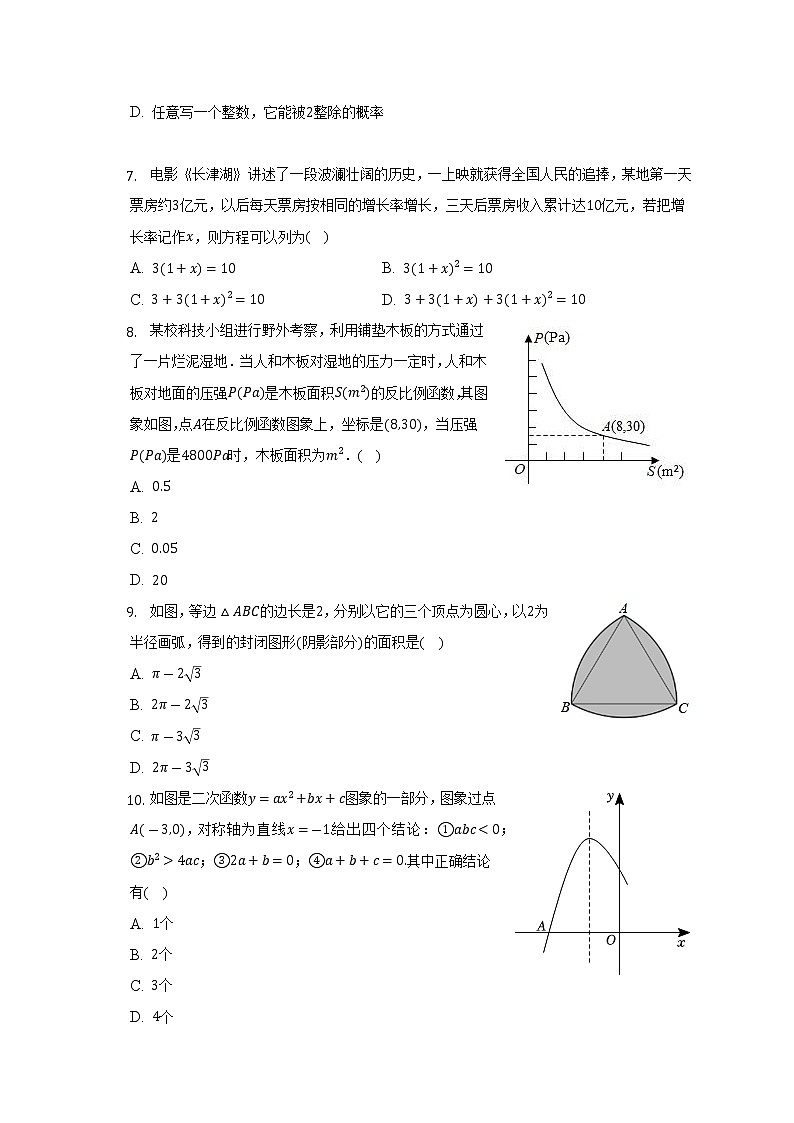 2021-2022学年山东省济宁市鱼台县九年级（上）期末数学试卷(解析版)第2页