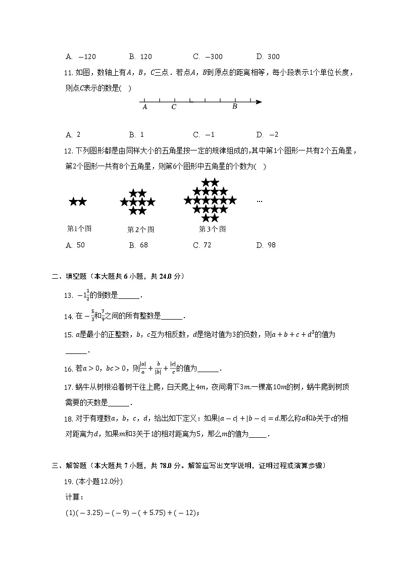 2022-2023学年四川省宜宾市兴文县七年级（上）期中数学试卷(解析版)第2页