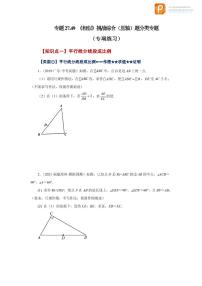 专题27.49 《相似》挑战综合（压轴）题分类专题（专项练习）-2022-2023学年九年级数学下册基础知识专项讲练（人教版）