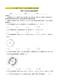 北师大版九年级下册9 弧长及扇形的面积达标测试