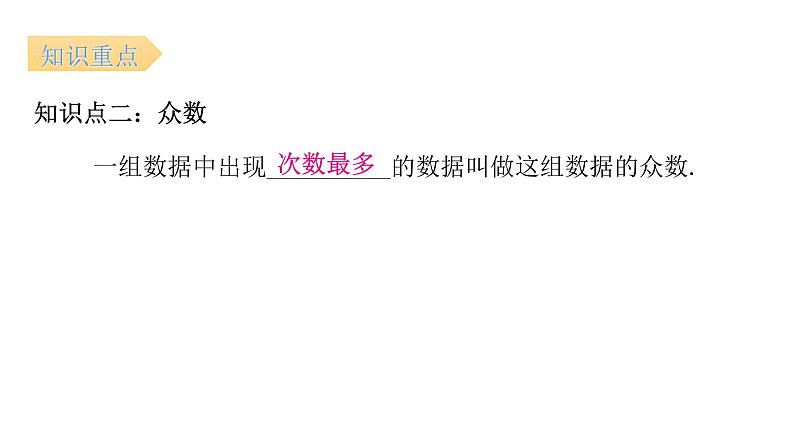 人教版八年级数学下册第33课时中位数和众数（一）课件第7页