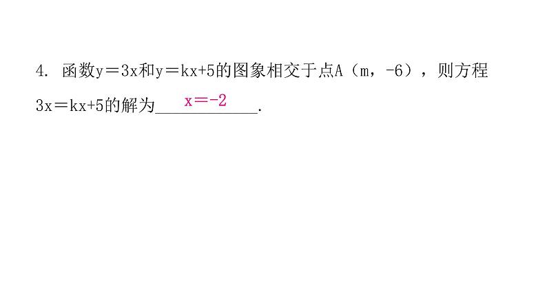 人教版八年级数学下册第30课时一次函数与方程（组）、不等式（二）课件第6页