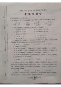 河南省平顶山市宝丰县2022-2023学年七年级上学期1月期末数学试题