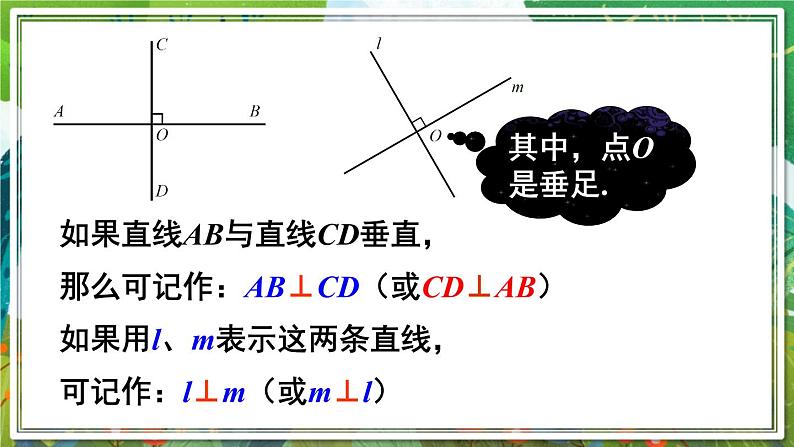 北师版数学七年级下册 2.1.2垂线 课件06