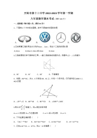 河南省开封市鼓楼区开封市第十三中学2022-2023学年八年级上学期1月期末数学试题