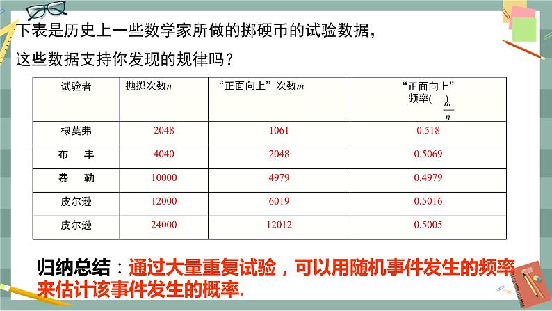 26.3 用频率估计概率（课件+教案+练习）06