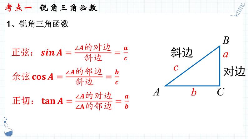 专题22  解直角三角形 课件2023年人教版数学中考一轮复习第4页