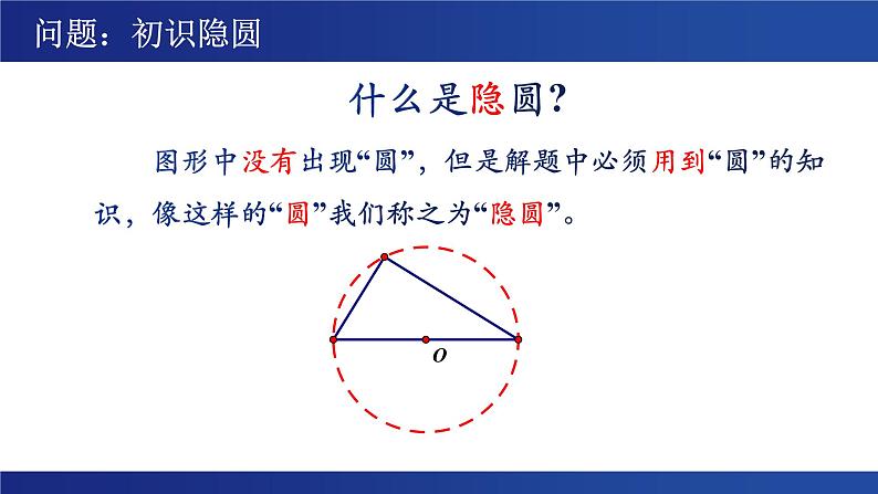 “圆”来如此简单  ——探究隐圆线段最值问题 问题课件 2023年九年级中考数学复习02