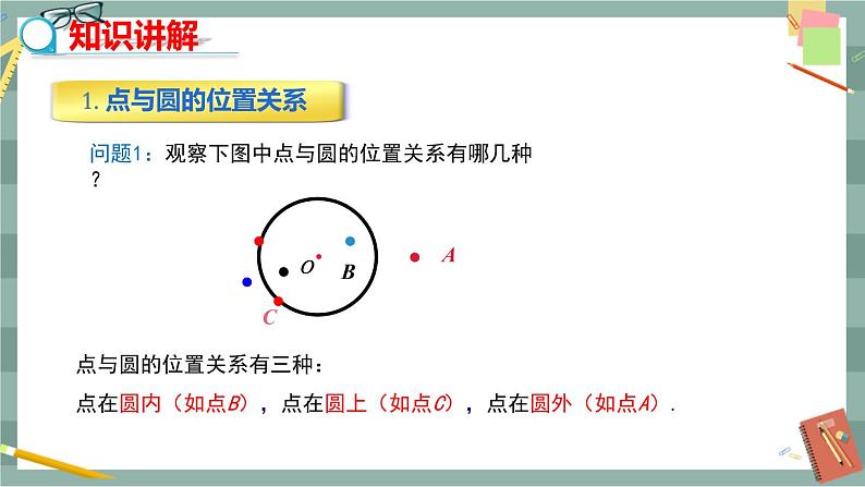 27.2.1 点与圆的位置关系第4页