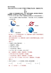 数学-2022-2023学年九年级下学期开学摸底考试卷（湖南长沙专用）