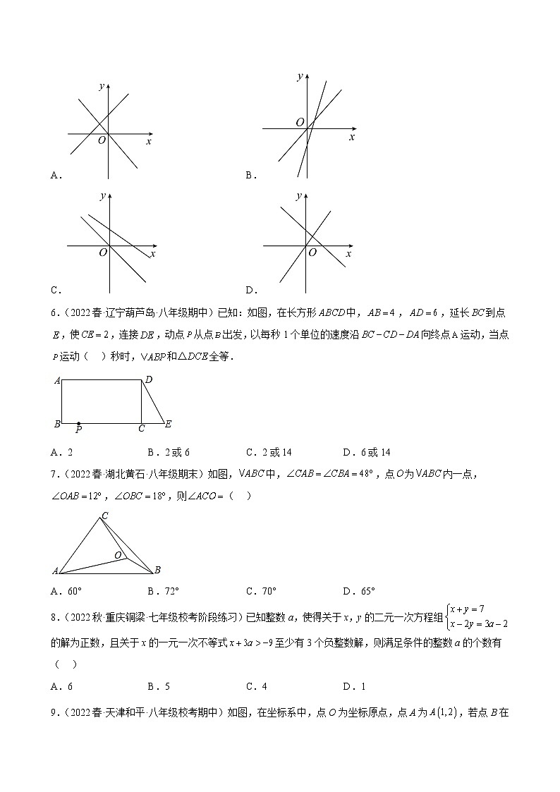 数学-2022-2023学年八年级下学期开学摸底考试卷（浙江宁波专用）（考试版）第2页