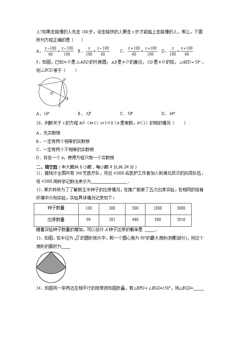 数学-2022届初三下学期开学摸底考试卷（福建专用）（考试版）第2页
