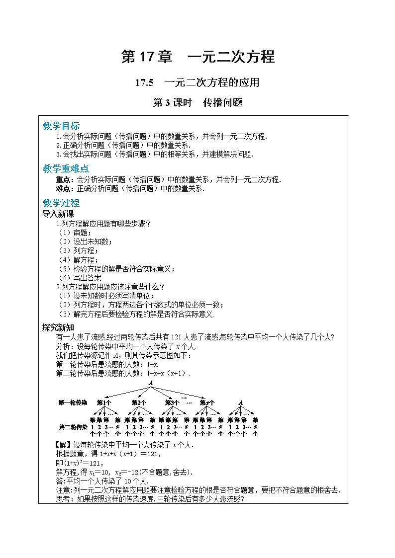 17.5 一元二次方程的应用 第3课时（课件+教案+练习）01