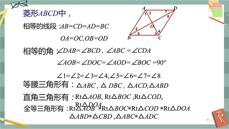 19.3矩形、菱形、正方形（第3课时菱形的定义与性质）第7页