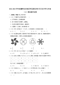 新疆维吾尔自治区阿克苏地区阿瓦提县拜什艾日克中学2022-2023学年九年级上学期期末数学试卷(含答案)