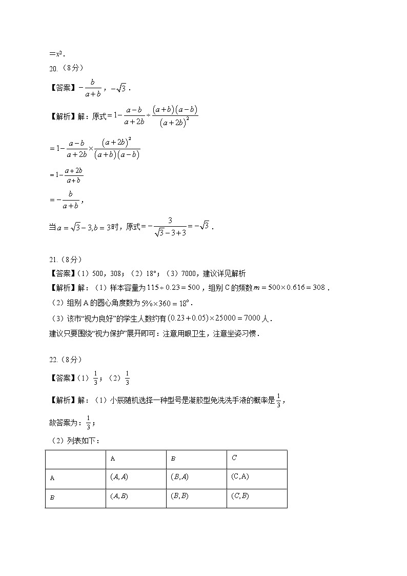 数学-（江苏扬州卷）【试题猜想】最新中考考前最后一卷（考试版+答题卡+全解全析+参考答案）02