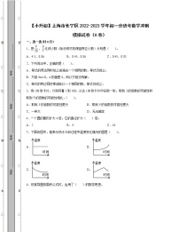 【小升初】上海市长宁区2022-2023学年初一分班考数学冲刺模拟试卷AB卷（含解析）