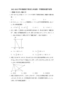 福建省宁德市2022-2023学年上学期九年级期末数学试卷 (含答案)