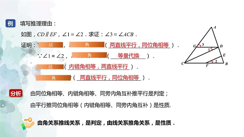 第10章 相交线、平行线与平移-平行线的性质与判定 课件 2022--2023学年沪科版数学七年级下册第3页