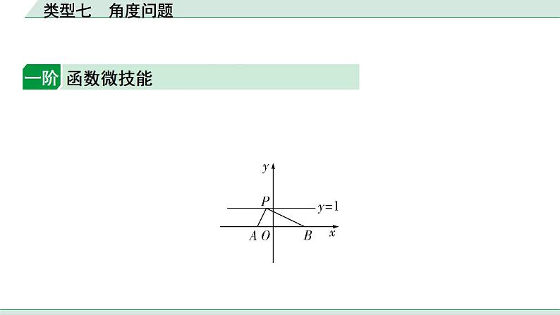 2022年九年级中考数学考点一轮复习课件--类型七  角度问题第1页