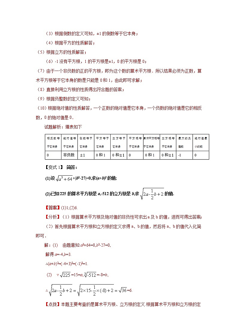 专题2.3 立方根（学案讲义）02