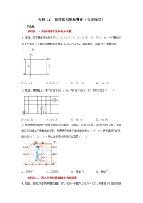 北师大版八年级上册3 轴对称与坐标变化课后作业题