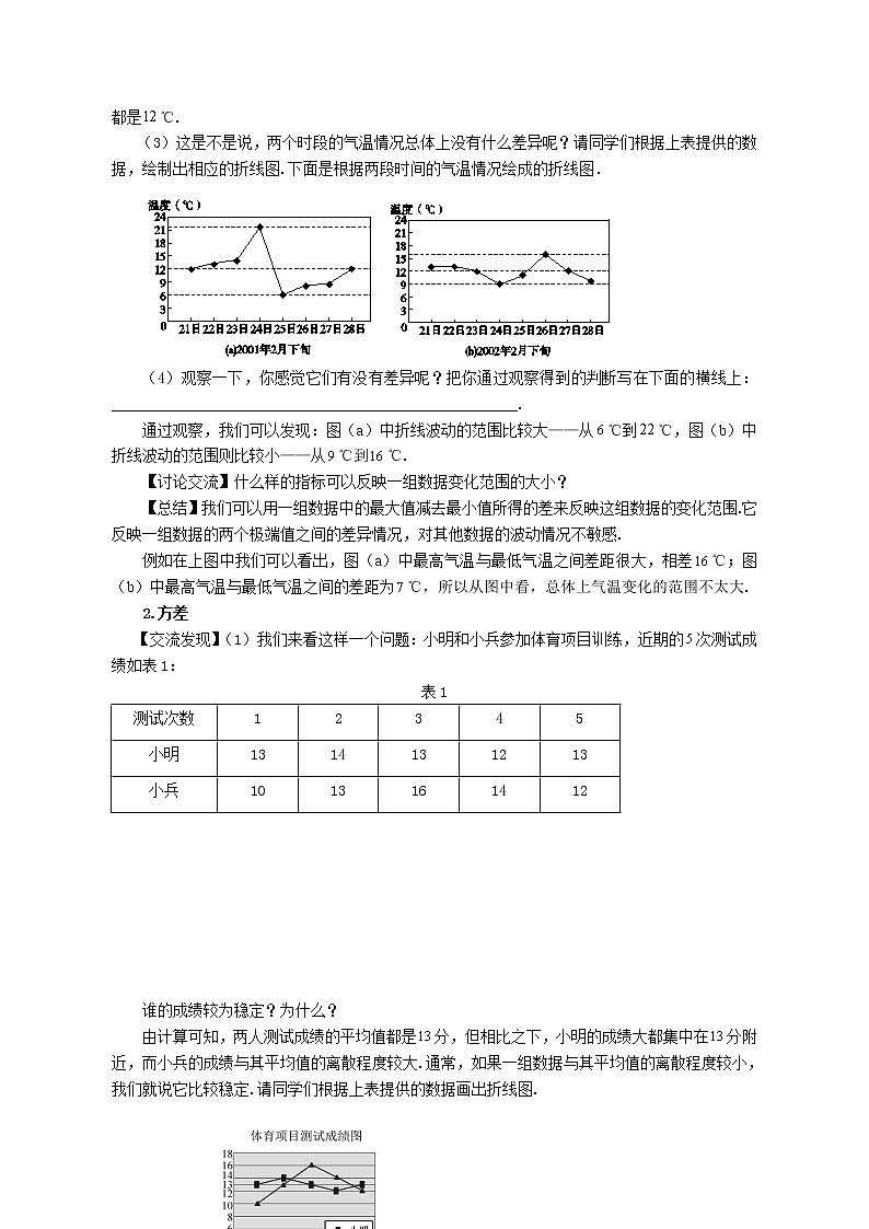 第20章数据的整理与初步处理20.3数据的离散程度第2页
