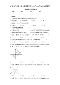 广东省广州市中山大学附属中学2022_2023学年九年级数学上学期期末考试试卷