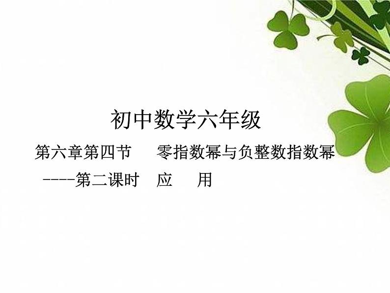 6.4零次幂和负整数指数幂-第二课时课件2020-2021学年鲁教版（五四制）六年级下册01