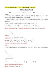 北师大版九年级下册1 锐角三角函数课后练习题