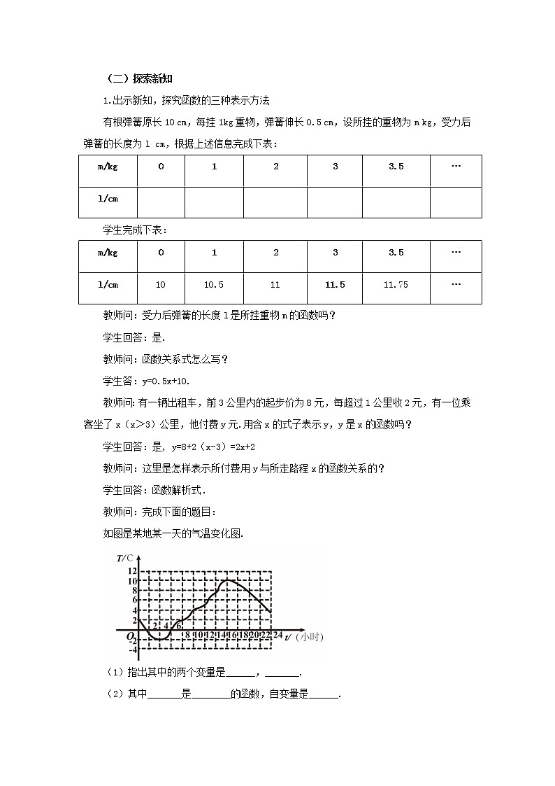 人教版八年级数学下册教案 19.1.2 函数的图象（第2课时）02