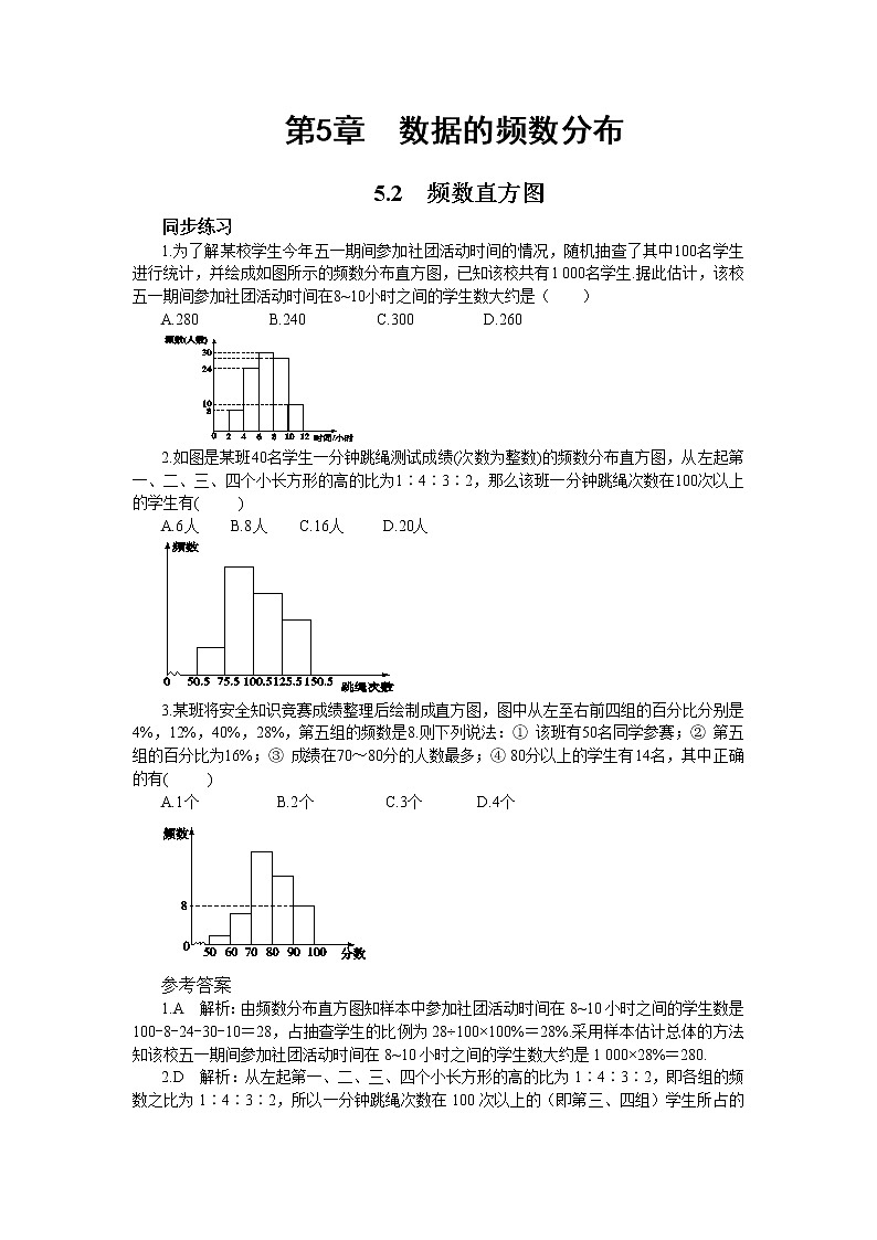 5.2 频数直方图（课件+教案+练习）01