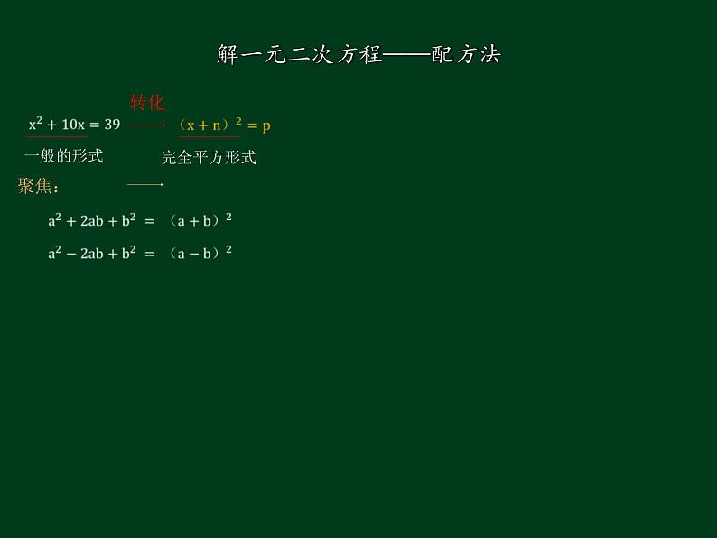 21.2.1 配方法 课件  2022—2023学年人教版数学九年级上册07