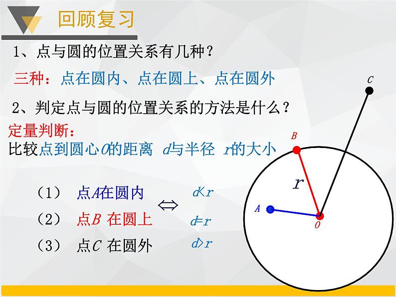 24.2.2 直线和圆的位置关系  课件  2022—2023学年人教版数学九年级上册第2页