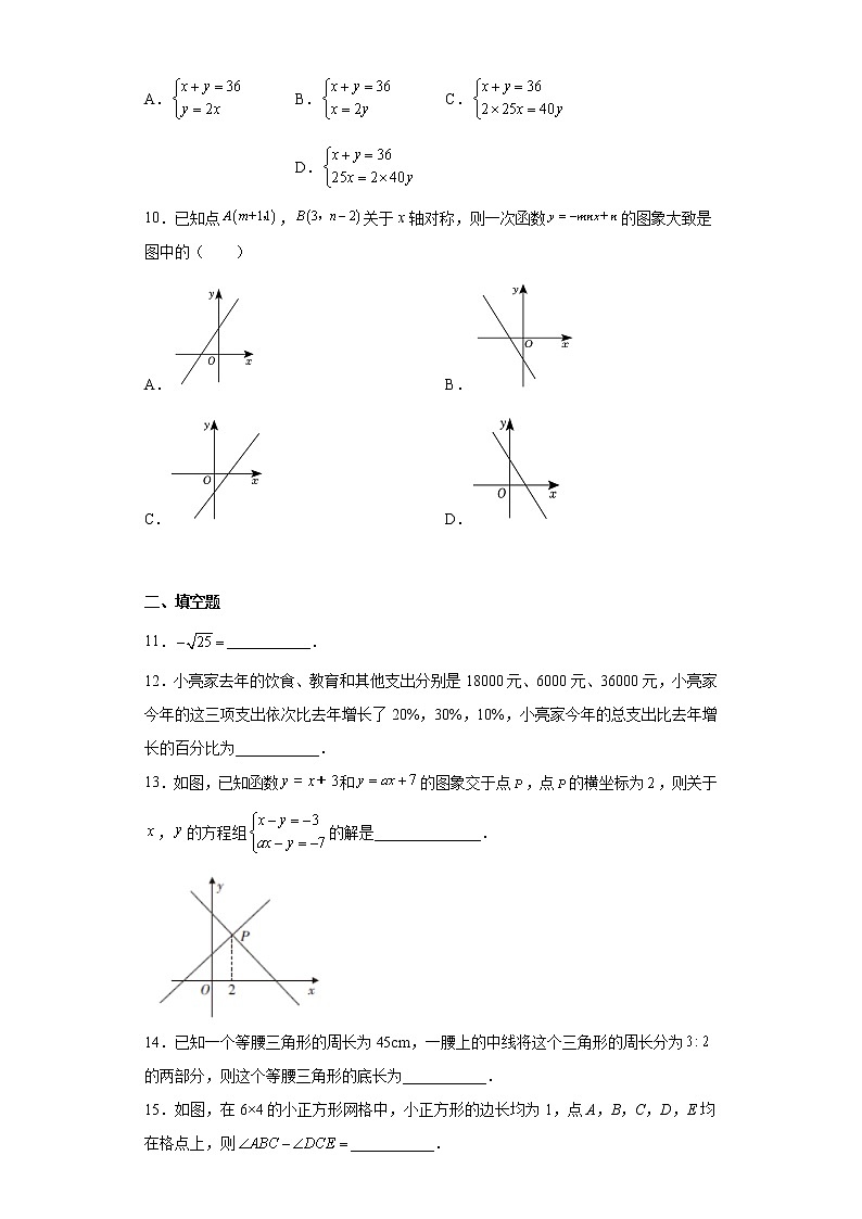 辽宁省沈阳市和平区第一二六中学2022-2023学年八年级上学期期末数学试题第2页