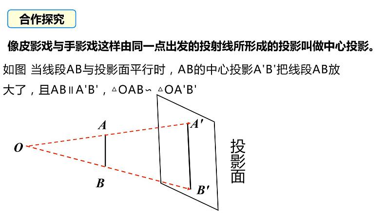 3.1 第2课时 中心投影 浙教版数学九年级下册同步课件05