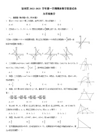 安徽省宣城市宣州区2022~2023 学年九年级上学期期末数学试卷