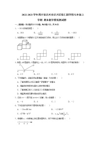 四川省达州市达川区铭仁园学校2022-2023学年七年级上学期 期末模拟数学试题(含答案)