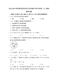 四川省达州市大竹县高穴中学2022-2023学年七年级上学期期末数学试卷(含答案)