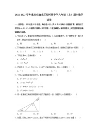 2022-2023学年重庆市渝北区松树桥中学八年级（上）期末数学试卷