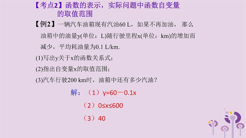 中考数学新导向复习第三章函数第10课变量与函数课件（带答案）第4页