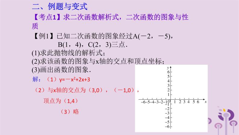 中考数学新导向复习第三章函数第12课二次函数课件（带答案）04