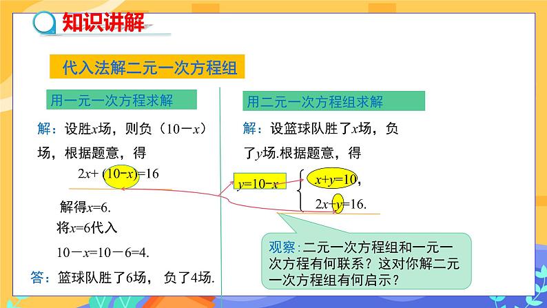 7.2 二元一次方程组的解法 第1课时（课件PPT+教案+同步练习）05