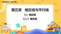 初中数学人教版七年级下册5.1.1 相交线优秀ppt课件