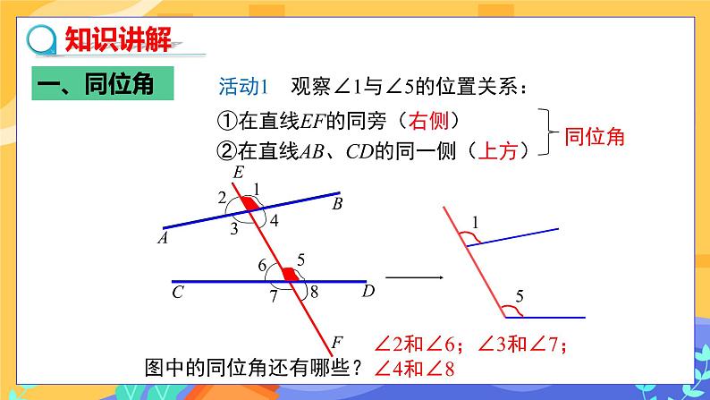 5.1.3 同位角、内错角、同旁内角（课件PPT+教案）04