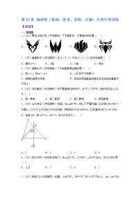 第13章 轴对称（基础、常考、易错、压轴）分类专项训练2022-2023学年八年级数学考试满分全攻略（人教版）