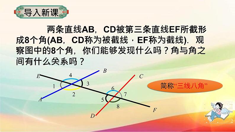 5.1.3 同位角、内错角、同方内角课件   2022-2023学年七年级下册数学人教版第5页